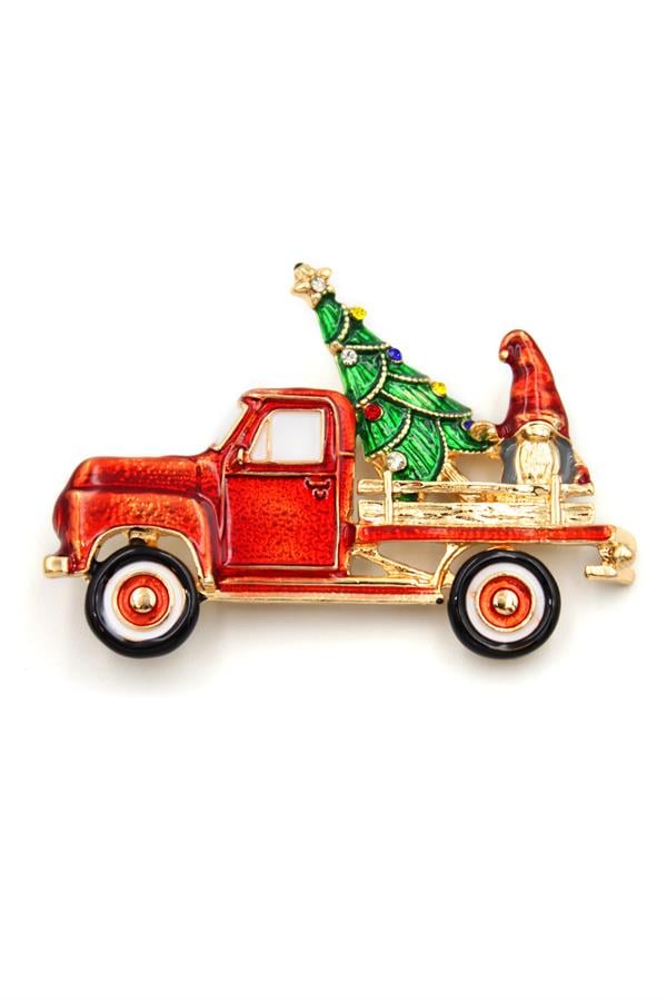Yılbaşı Broş - Kırmızı