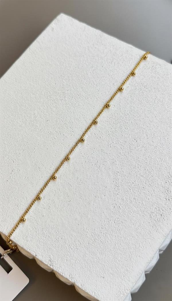 Boncuklu Yıldız Bileklik - Altın - UcuzaGeliyor