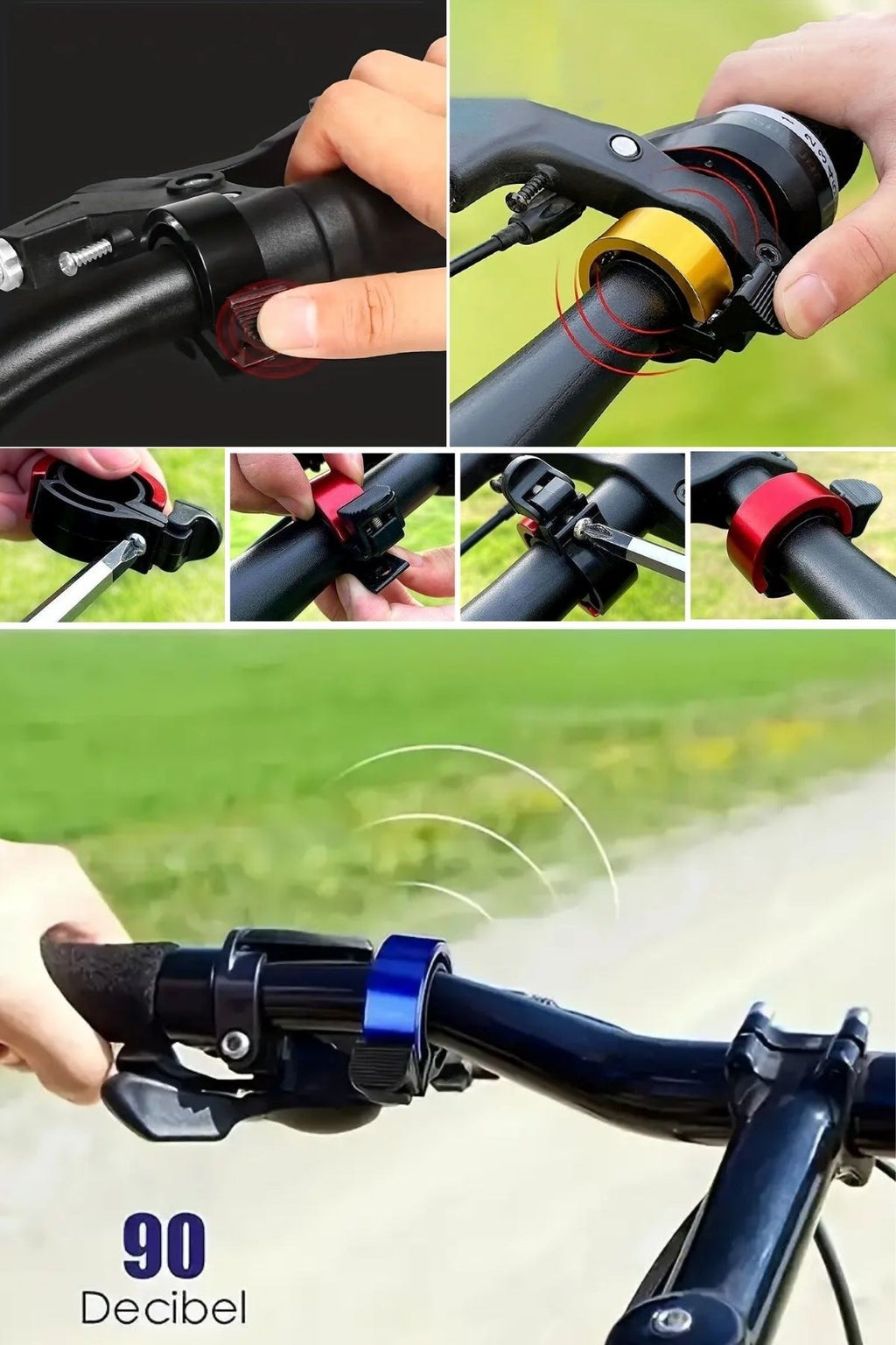 BUFFER® Ultra-Yüksek Sesli Alüminyum Alaşımlı Bisiklet Zili