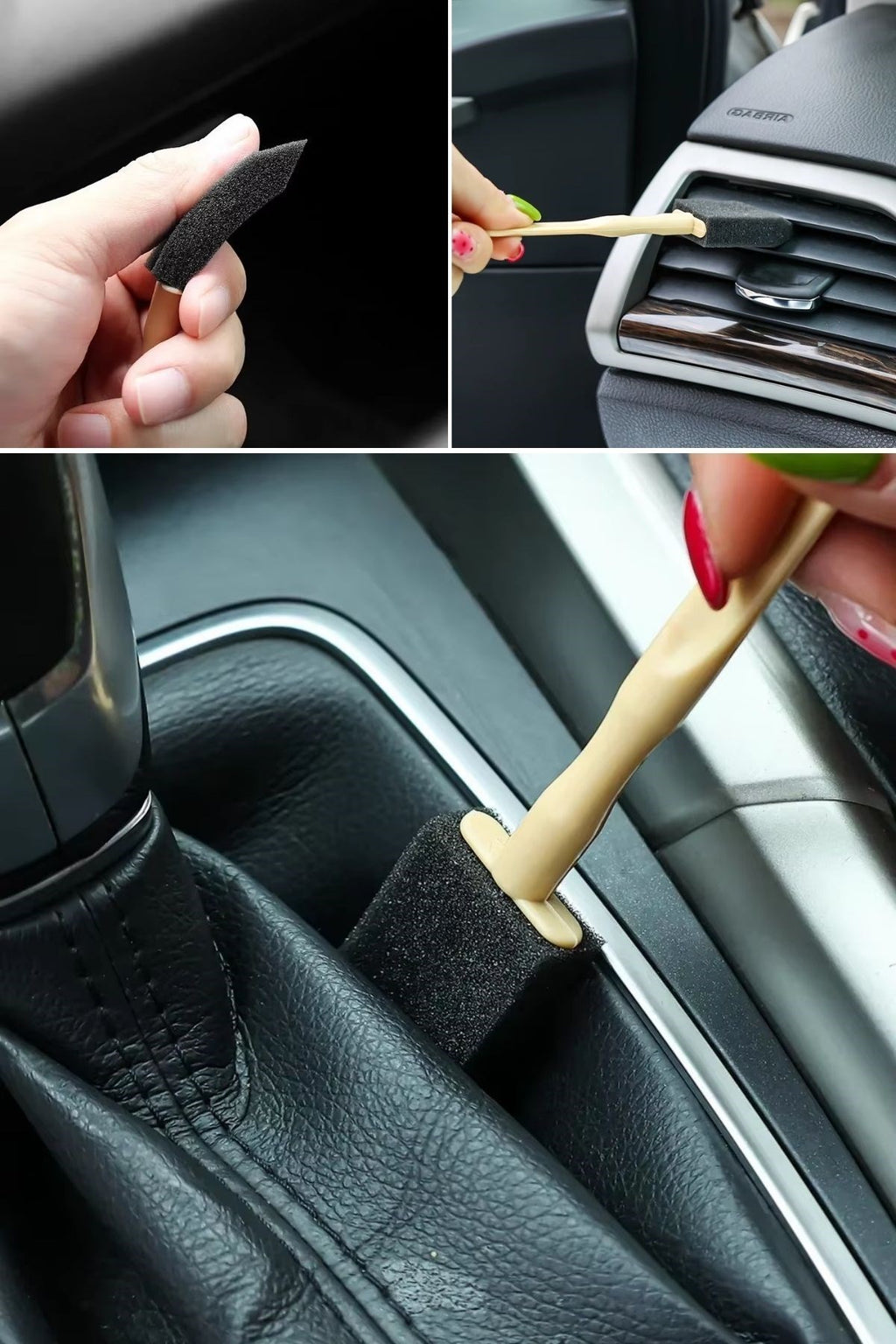 GENEL® 5'li Araba Havalandırma Temizleme Fırçaları Klima Çıkışları,Toz Alma&Otomobil İçi Detaylı Mini Temizlik Aparatları - UcuzaGeliyor