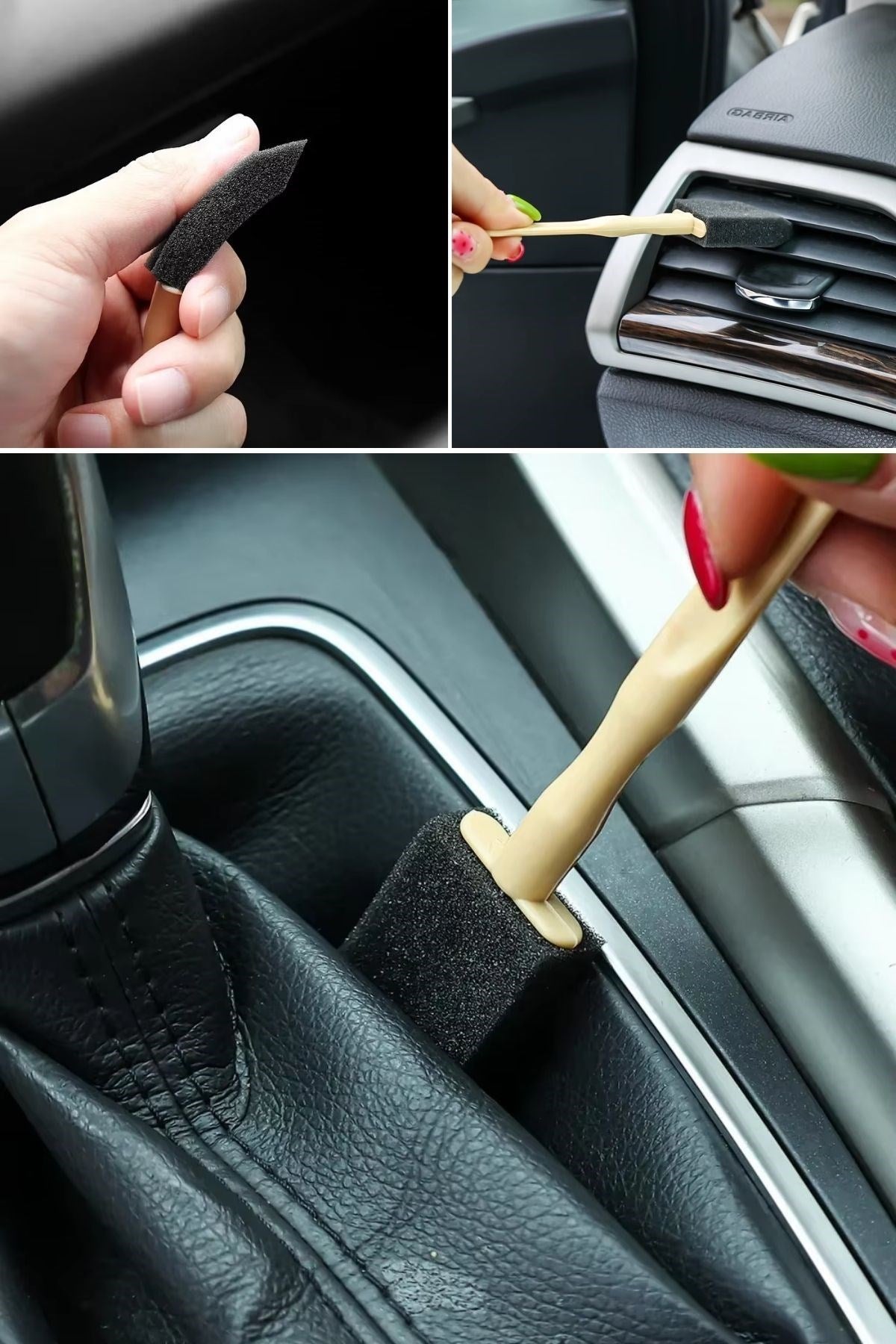 GENEL® 5'li Araba Havalandırma Temizleme Fırçaları Klima Çıkışları,Toz Alma&Otomobil İçi Detaylı Mini Temizlik Aparatları - UcuzaGeliyor