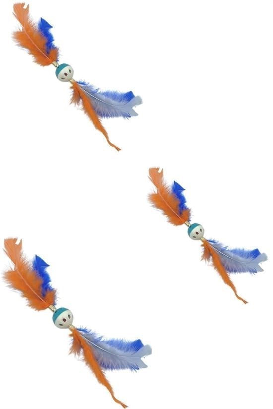 BUFFER®Tüylü PüsküllüKedi OyuncağıDikkat Çekici Renkli Sevimli Evcil Hayvan Oyuncağı - UcuzaGeliyor