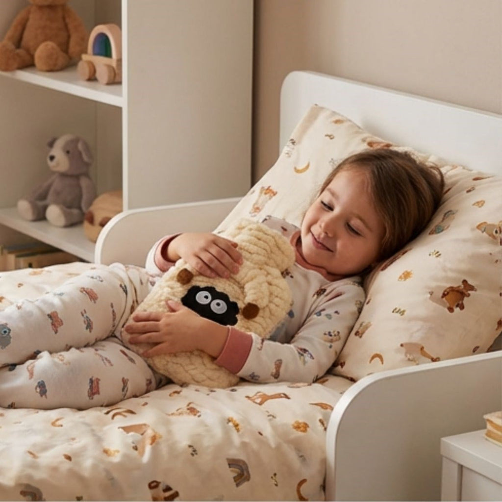 Kuzucuk Figürlü Peluş Sıcak Su Torbası 1 Lt - Yumuşak Kılıf, Uzun Süre Sıcak Tutan Termal Su Torbası