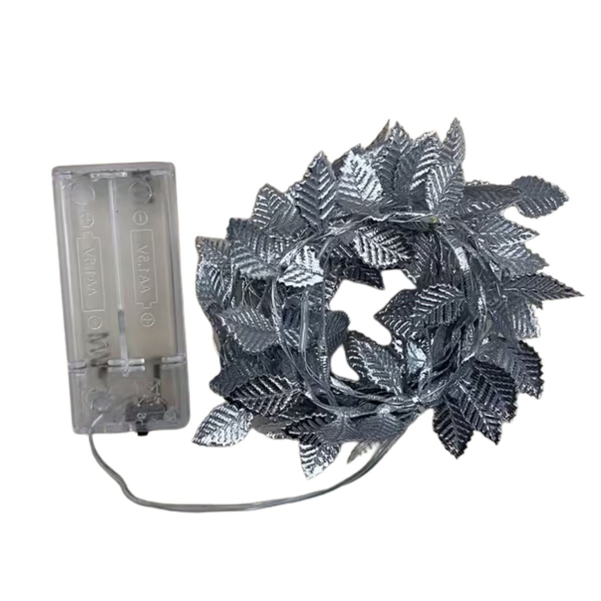 3 Metre Yaldızlı Gümüş LED Işık - Dekoratif Ortam ve Yılbaşı Aydınlatması