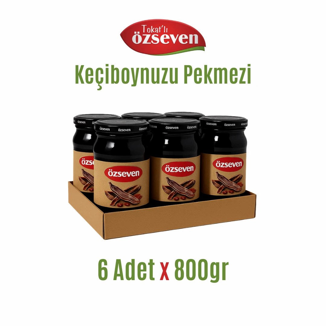 Özseven Keçiboynuzu Pekmezi 1Koli (6Adet x 800gr)