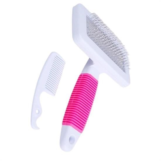 GENEL® Kedi Köpek Telli Küçük Boy Tüy Bakım Seti Evcil Hayvan Tarama Fırçası - UcuzaGeliyor