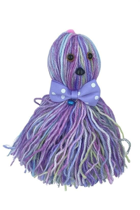 BUFFER® Ahtapot Şekilli Zilli Ve İpli Rengarenk Püsküllü Sevimli KediOyuncağı - UcuzaGeliyor