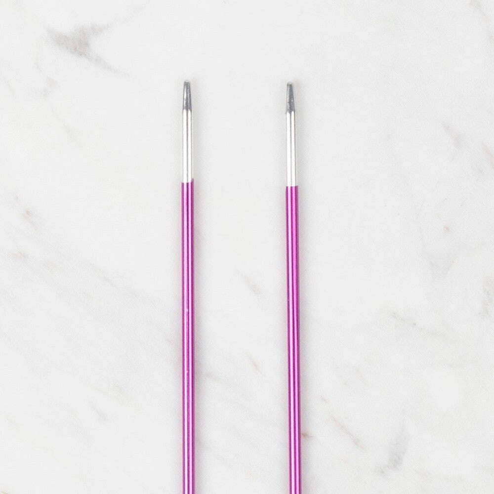 Loren Rythm 2,5mm Mor Renkli Metal Örgü Şişi - UcuzaGeliyor