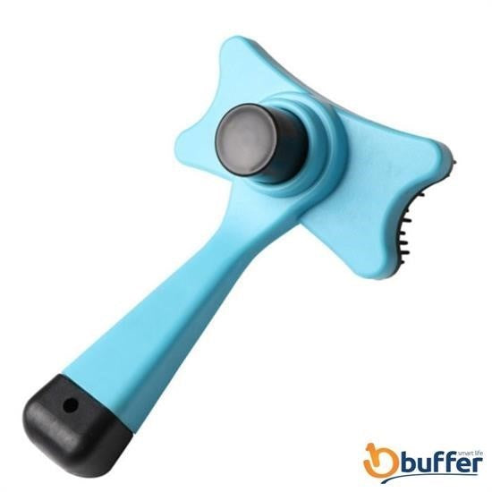 GENEL® Evcil Hayvan Kedi Köpek Tüy Toplayıcı Otomatik Tuşlu Pet Tarak - UcuzaGeliyor