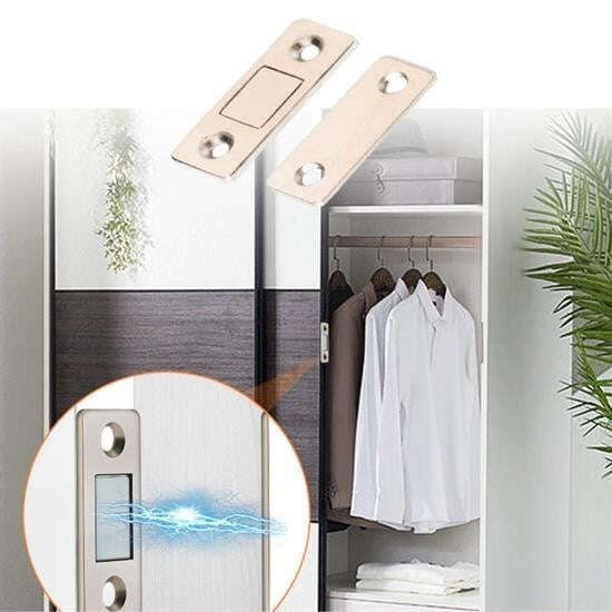 GENEL® 2 Çift Çok Amaçlı Kapı Kapak Dolap Çekmece Mobilya Durdurucu Kapatıcı Mıknatıslar - UcuzaGeliyor