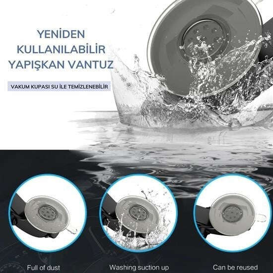 GENEL® 360 Derece Dönen Torpido Üstü Uzunluk Ayarlamalı Vantuzlu Teleskopik Araç Telefon Tutucu - UcuzaGeliyor