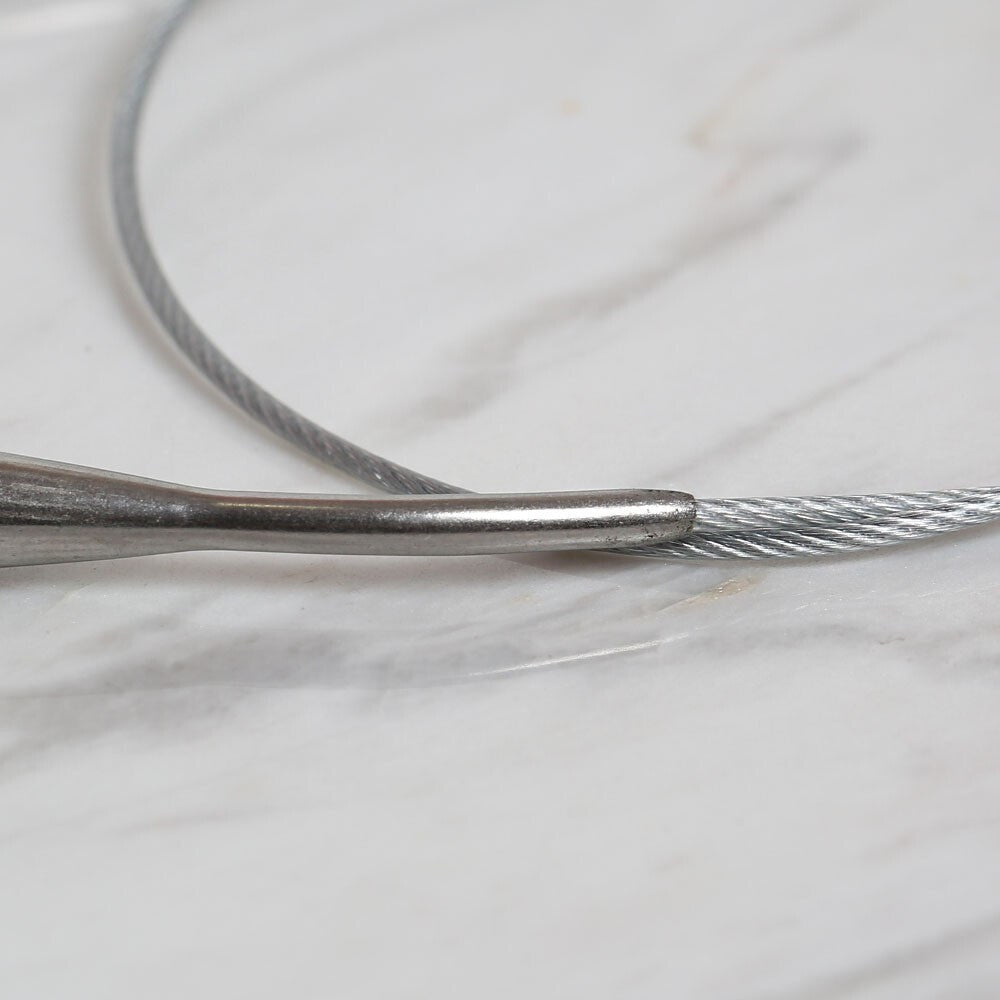 Loren Crafts 7 mm Çelik Misinalı Şiş 60 cm - UcuzaGeliyor