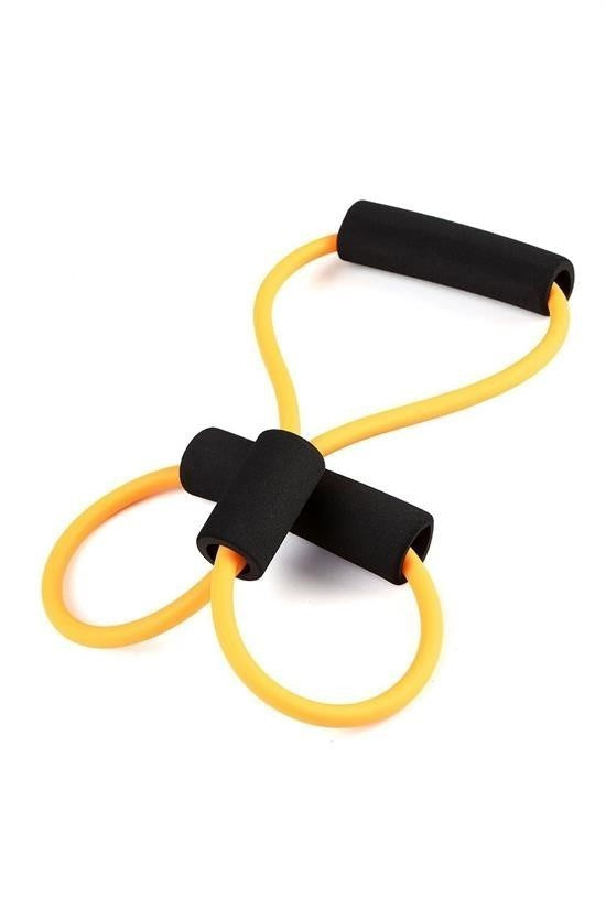 BUFFER® 8 Şeklinde Direnç Bandı Yoga Plates Ve Vücut Geliştirme Egzersiz Bandı