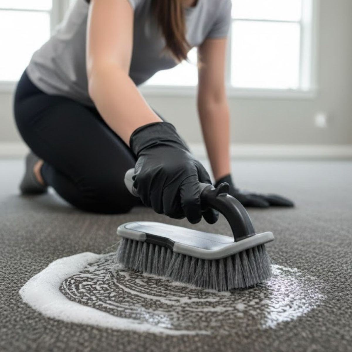 Saplı Halı, Koltuk ve Araç Temizlik Fırçası - Çok Amaçlı İç & Dış Oto, Ev ve Ofis Kullanımı İçin Ergonomik Temizlik Aparatı