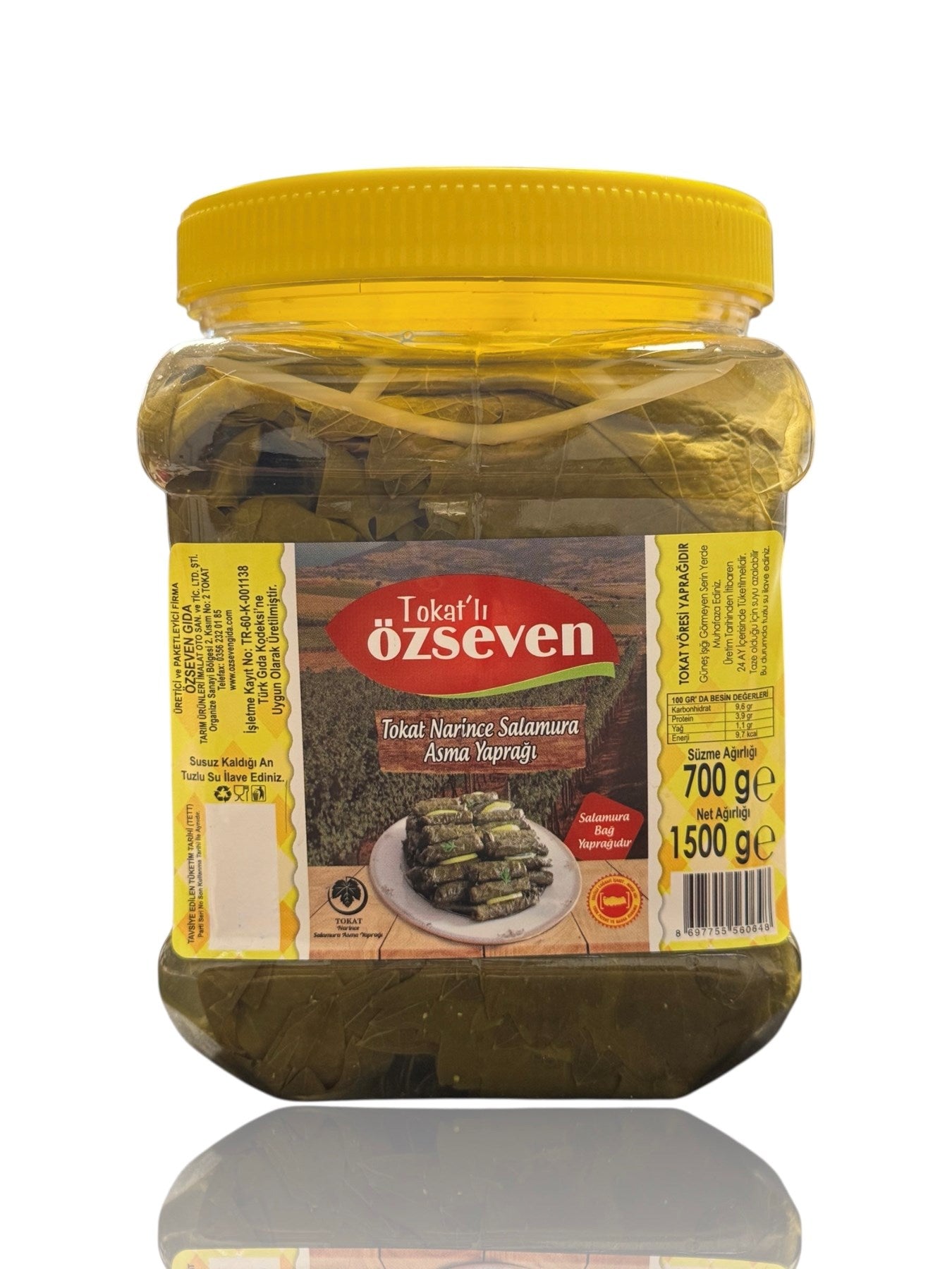 Tokat Bağ Yaprağı 1500gr