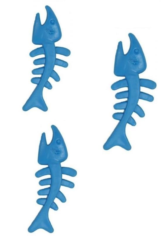 GENEL® Balık Kemiği İskelet Şekilli Renkli Plastik Kedi Oyuncağı - UcuzaGeliyor