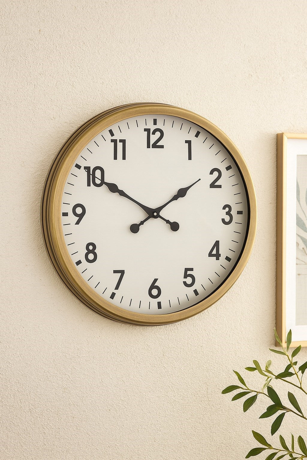 Zentime 60 Cm Eskitme Vintage Duvar Saati