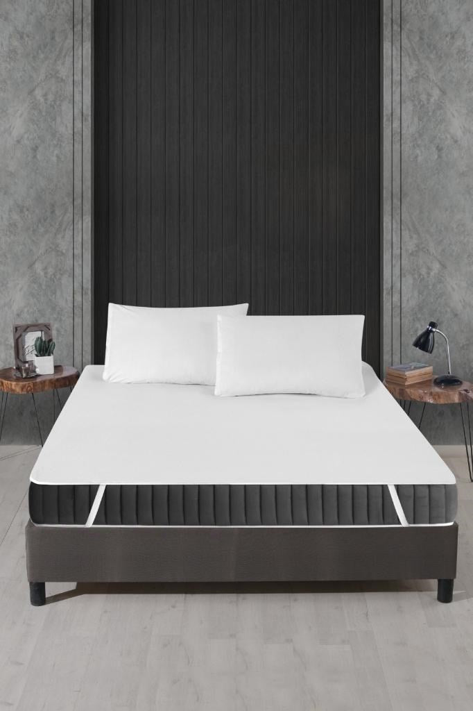 Alez Pamuklu Dört Köşe Lastik Yatak Koruyucu 100*200 cm - UcuzaGeliyor