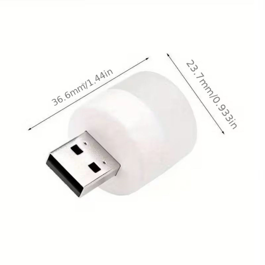 BUFFER® USB Mini Top LED 10 lu Aydınlatma Seti - Sıcak Renkli Gece Lambası, Enerji Tasarruflu Mikro LED Işıklar