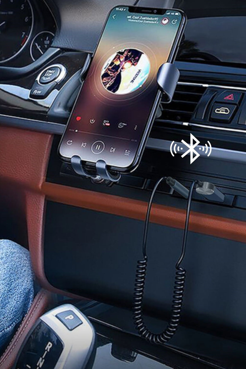 BUFFER® Araba için Bluetooth Aux Alıcısı Wireless Araç Kiti