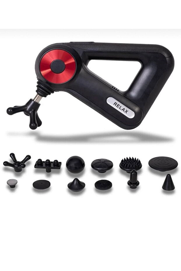 sonx Profesyonel Derin Doku Masaj Tabancası - 12 Başlıklı Kas Gevşetici