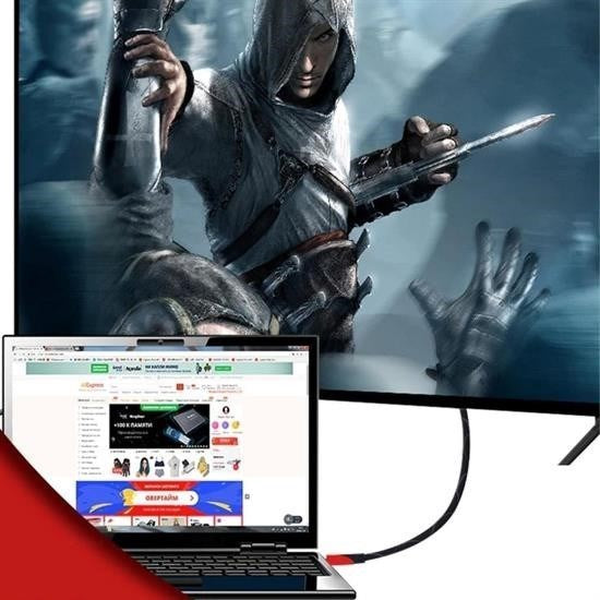 GENEL® HDMI Kablosu HDTV Bilgisayar Uydu Görüntü Ses Full HD Sargılı Görüntü Aktarma Kablosu - UcuzaGeliyor