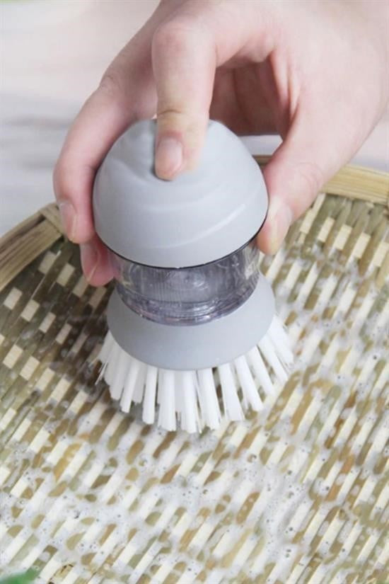 BUFFER® Deterjan Hazneli Kolay Bulaşık Yıkama Fırçası Bulaşık Sünger