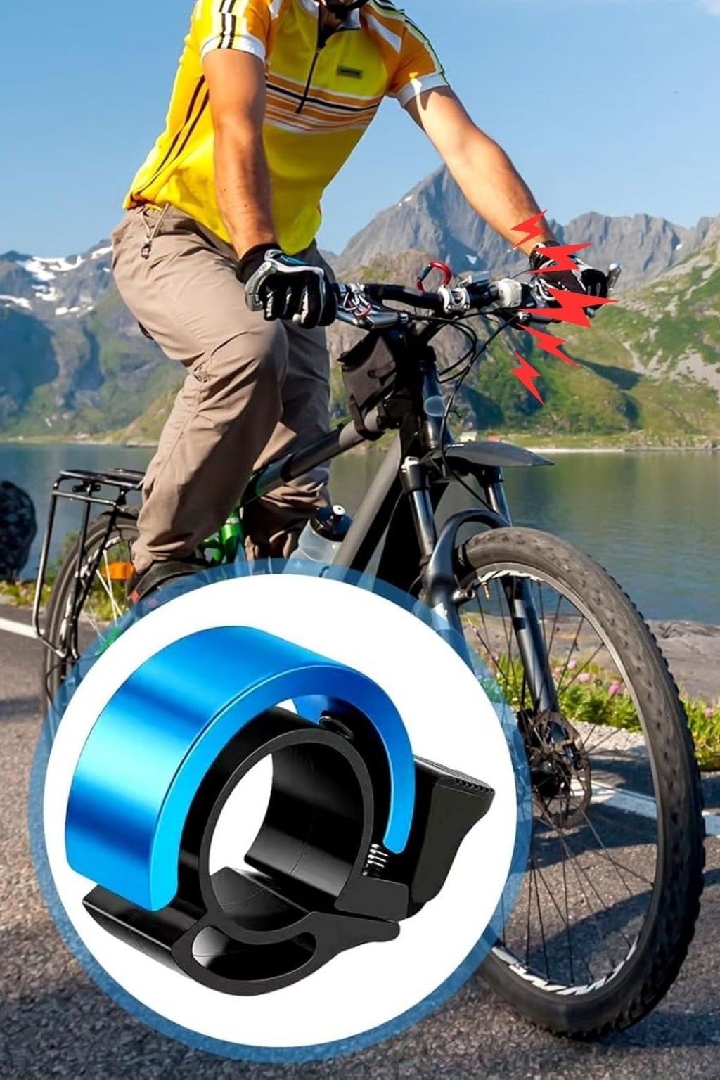 BUFFER® Ultra-Yüksek Sesli Alüminyum Alaşımlı Bisiklet Zili