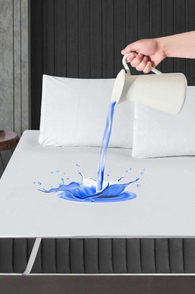 Alez Micro Dört Köşe Lastik Yatak Koruyucu 160*200 cm - UcuzaGeliyor