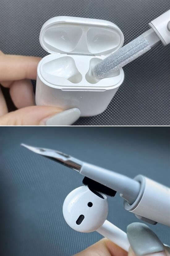 GENEL®  Çok Amaçlı Yumuşak Fırçalı Kablosuz Kulaklıklar İçin Kulaklık Temizleme Kiti - UcuzaGeliyor