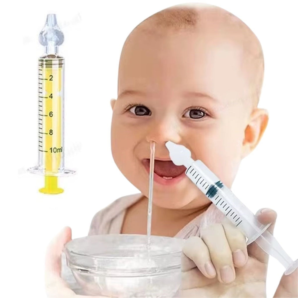 GENEL® Yeniden Kullanılabilir, Manuel Burun Temizleyici 10ml Kapasiteli Burun Açıcı Şırınga - UcuzaGeliyor