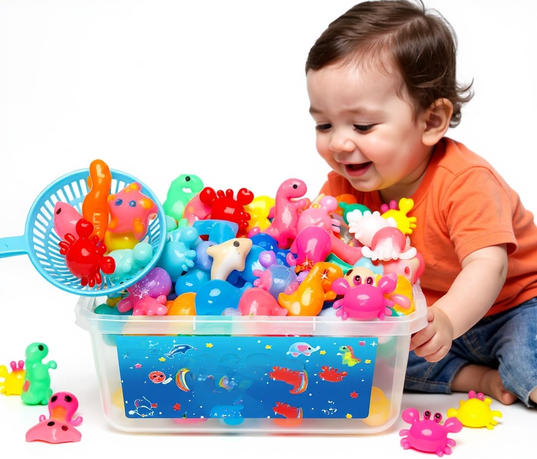 Elf Aqua Gel su oyuncak seti 5 renk jel şişe 6 kalıp