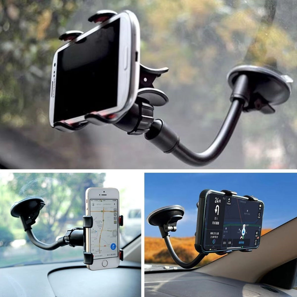 GENEL® Akrobat Cama Sabitlenen Güçlü Vakumlu 360 Derece Dönen Tüm Modellere Uyan Oto Telefon Tutucu - UcuzaGeliyor