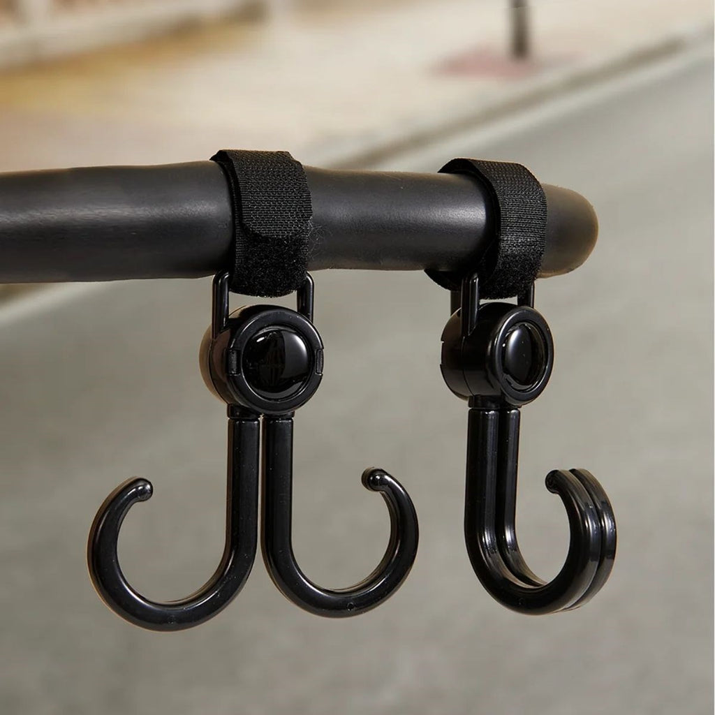 BUFFER® 2'li Bebek Arabası, Motor, Bisiklet Eşya Taşıma Aparatı Plastik Kanca