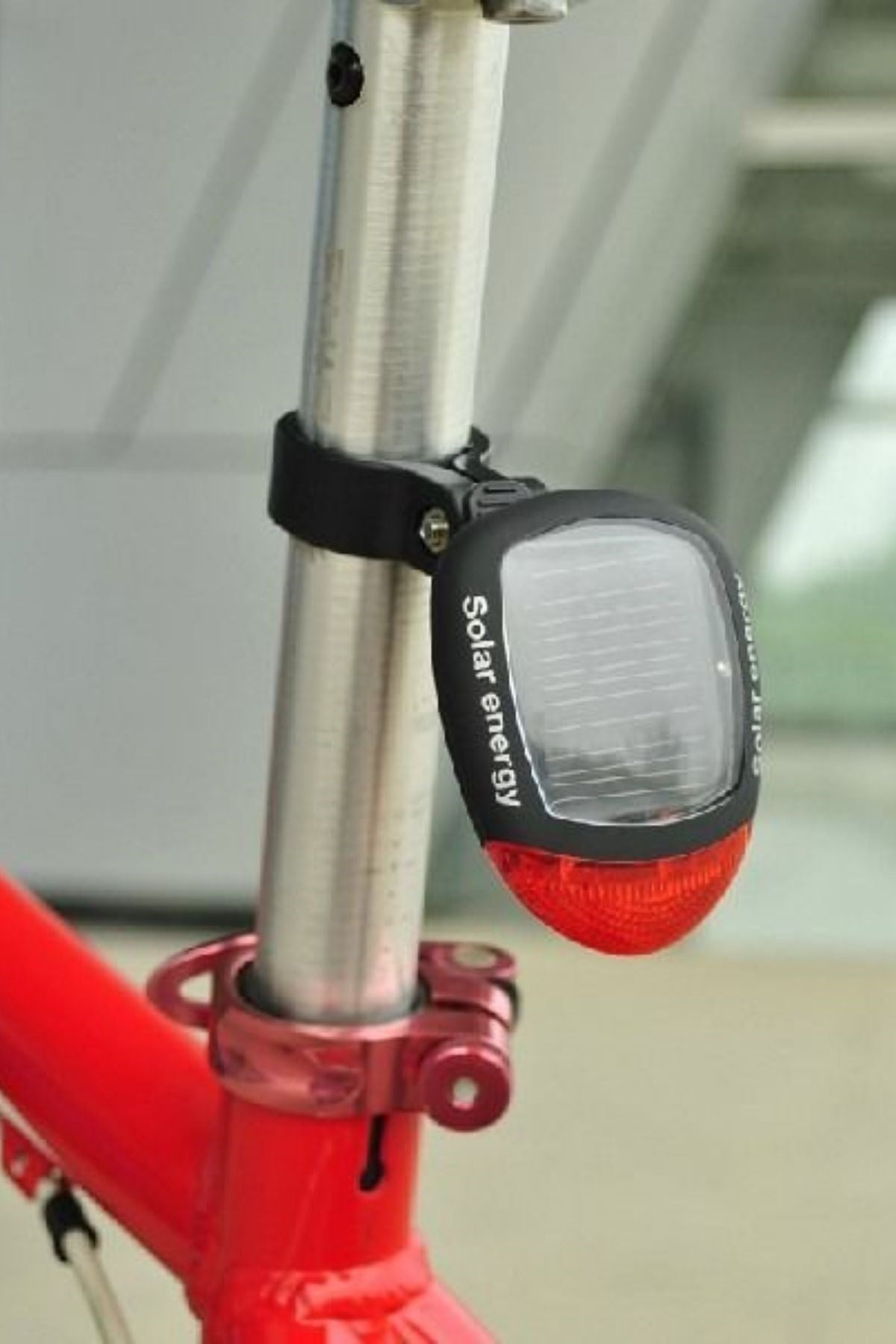 BUFFER® LED Güneş Enerjisi ile Şarj Edilebilir Bisiklet Kuyruk Lambası Solar Bisiklet Lambası