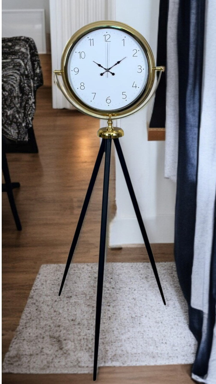 Zentime Gold Premium Dekoratif Tripod Ayaklı Saat