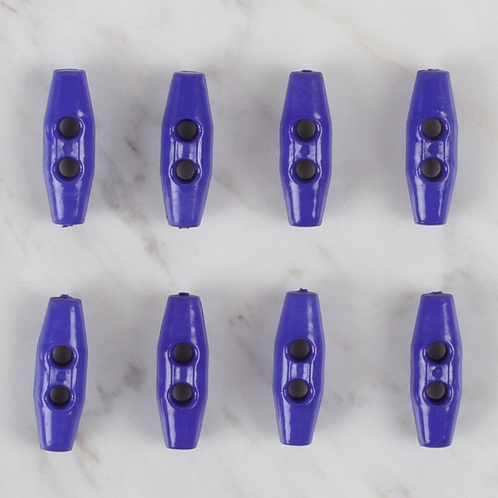 Loren Crafts saks mavi 8 li çoban düğme - 105 - UcuzaGeliyor