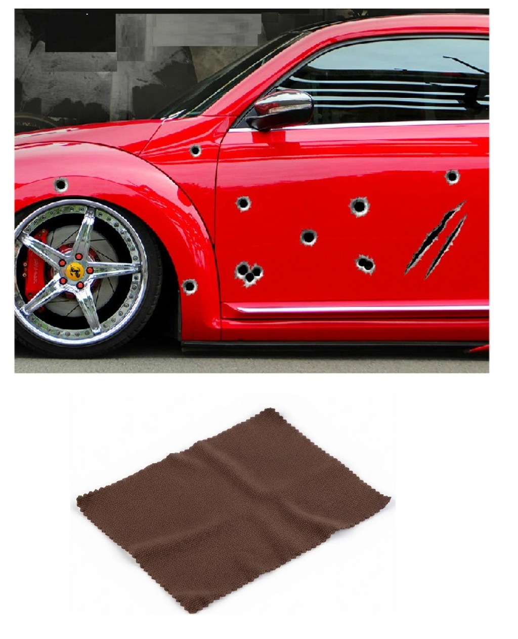 Araç Sticker Seti Yara Bere Oto Sticker Yara Şeklinde 3d