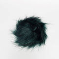 Loren Kırçıllı Koyu Yeşil Tüylü Ponpon