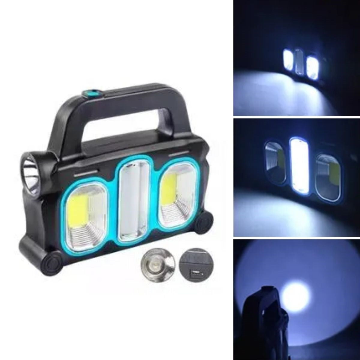 ucuzageliyor®  Hurry Bolt Güneş Enerjili Taşınabilir Çalışma Lambası - Powerbank Özellikli