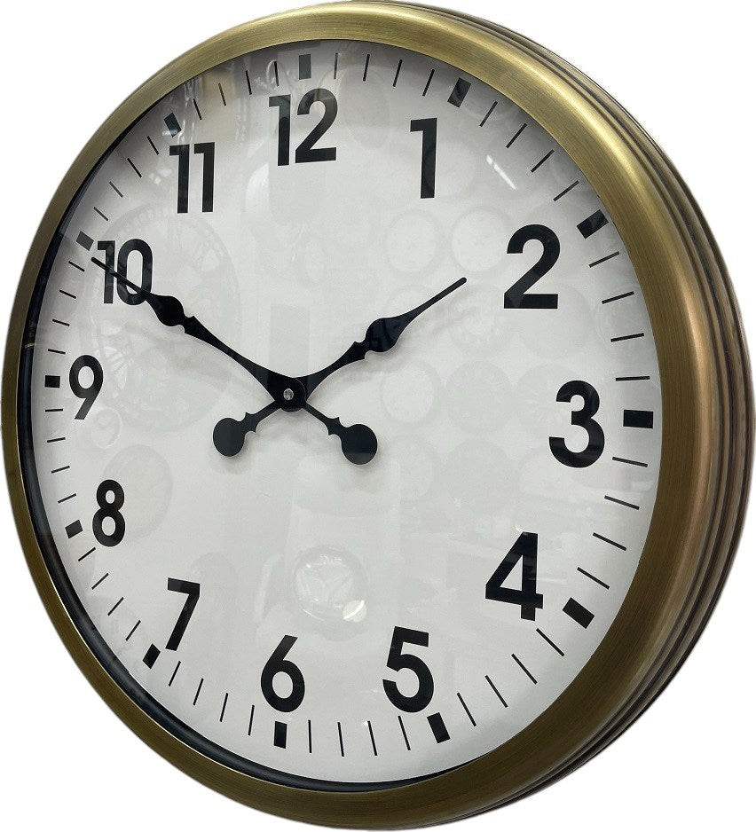 Zentime 60 Cm Eskitme Vintage Duvar Saati