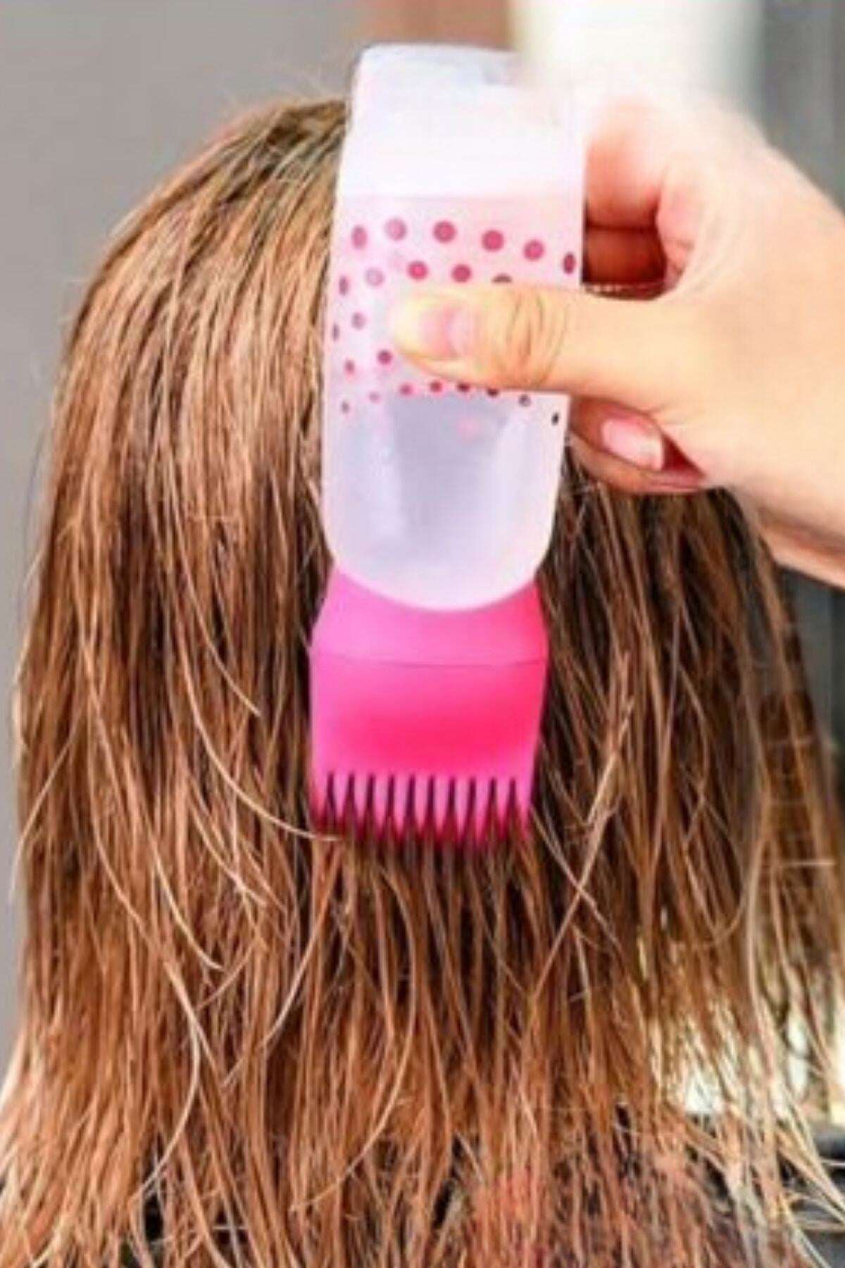 GENEL® Saç Boyama Aparatı Taraklı Saç Bakımı Krem Saç Yağı Uygulama Aparatı - UcuzaGeliyor