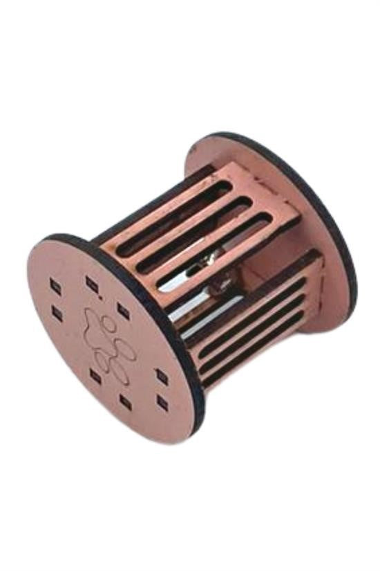 BUFFER®  Mini Silindir Eğlenceli Renkli Sağlam Küçük Pati İzi Şekilli Kedi Oyuncağı - UcuzaGeliyor