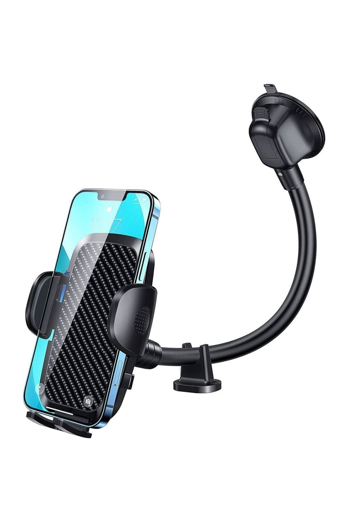 BUFFER® Ayarlanabilir Vakum Kilitli Cam Ve Torpidoya Takılabilen Telefon Tutucu