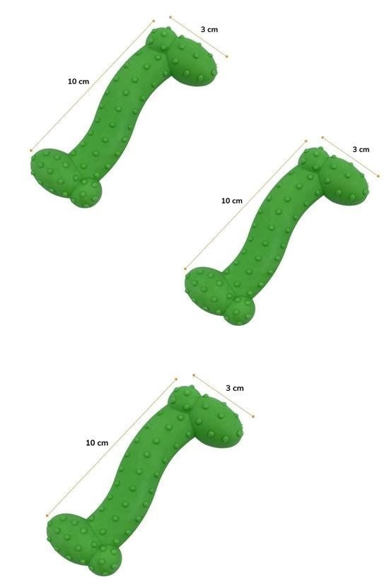 BUFFER® Tiny Kemik Oyuncağı Tırtıklı Yüzey Küçük Kemik Plastik Köpek Oyuncağı - UcuzaGeliyor