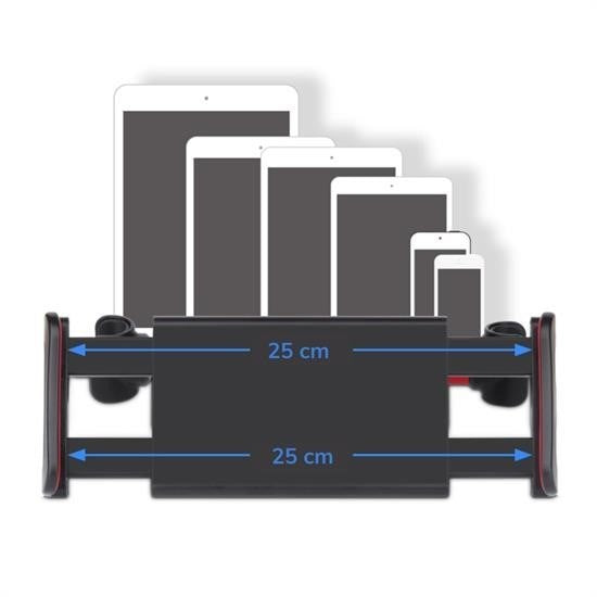 GENEL® Oto Koltuk Arkası Telefon Tablet Tutucu Ayarlanabilir 360 Derece Dönebilen Pratik Stand - UcuzaGeliyor