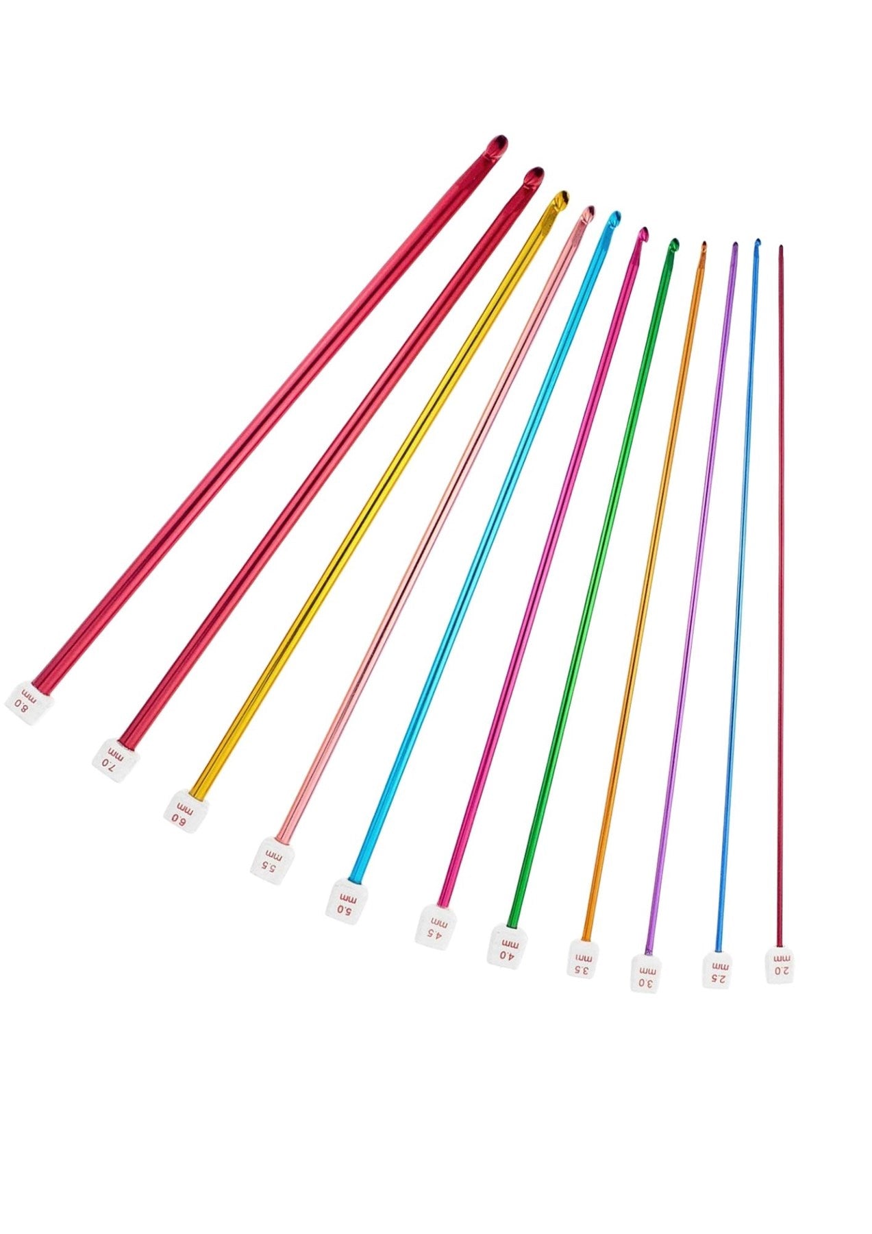 Örgü Tığ Metalize 35 cm  3,5 Numara