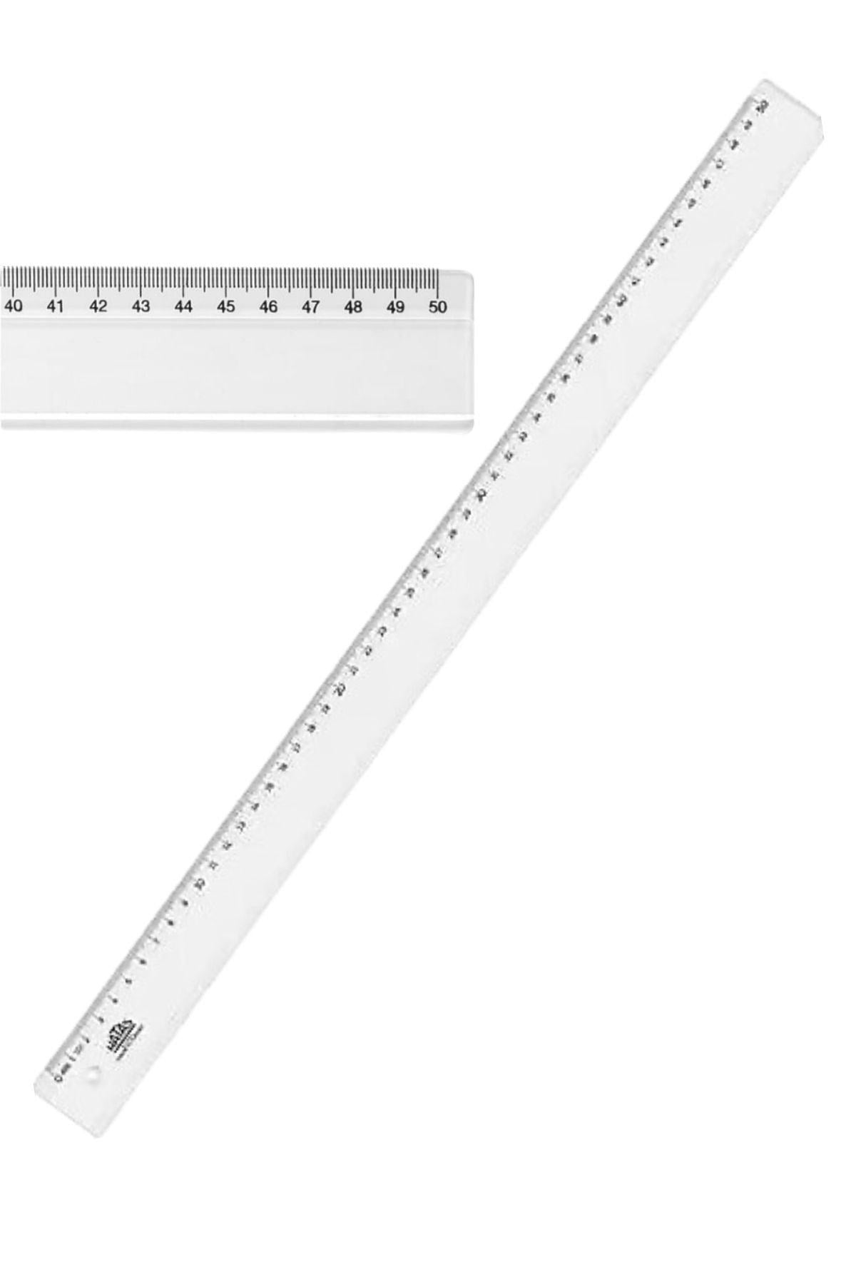 Plastik Cetvel 50 cm - UcuzaGeliyor