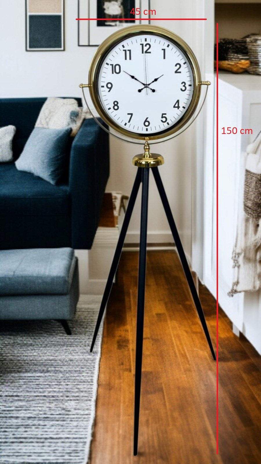 Zentime Gold Klasik Tripod Ayaklı Saat