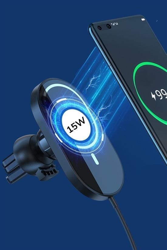 GENEL® 15w Mıknatıslı Takılabilen Hızlı Şarj Tüm Cihaz Ve Araçlara Uyumlu Araç İçi Şarj Cihazı - UcuzaGeliyor